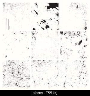 Not Texturen einstellen Stock Vektor
