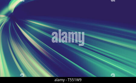 Glow blur Linien abstrakt Hintergrund. 3D-Rendering Stockfoto