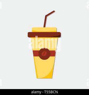 Kaffee Vektor symbol Abbildung zu gehen Stock Vektor