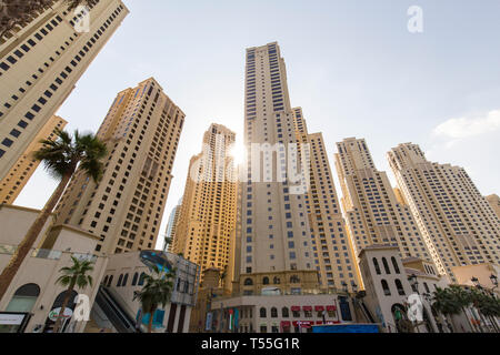 Vereinigte Arabische Emirate, Dubai, Dubai Marina Stockfoto