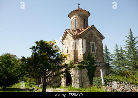 Georgien, Martvili, 01. September 2018 Kloster ist ein Georgianisches Klosteranlage. Martvili-Chkondidi Kathedrale. Stockfoto