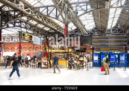 In London Marylebone Bahnhof, Melcombe, Marylebone, Westminster, London, England, Vereinigtes Königreich Stockfoto