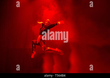 Belarus, Gomel, 27. Februar 2018. Konzertsaal. Rede des Nationalen Georgischen Ballett Sukhishvili Stockfoto