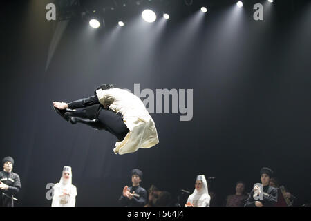 Belarus, Gomel, 27. Februar 2018. Konzertsaal. Rede des Nationalen Georgischen Ballett Sukhishvili Stockfoto