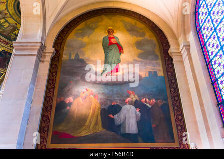 PARIS, Frankreich, 26. Oktober 2016: Interieur und architektonischen Details von Saint Francois Xavier Kirche, 26. Oktober 2016 in Paris, Frankreich Stockfoto