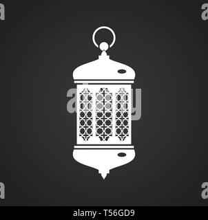 Lantern Symbol auf Hintergrund für Grafik- und Webdesign. Einfachen Vektor unterzeichnen. Internet Konzept Symbol für Website Taste oder mobile App. Stock Vektor