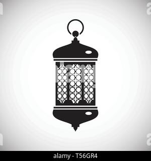 Lantern Symbol auf Hintergrund für Grafik- und Webdesign. Einfachen Vektor unterzeichnen. Internet Konzept Symbol für Website Taste oder mobile App. Stock Vektor