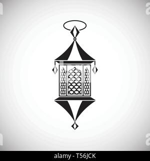 Lantern Symbol auf Hintergrund für Grafik- und Webdesign. Einfachen Vektor unterzeichnen. Internet Konzept Symbol für Website Taste oder mobile App. Stock Vektor