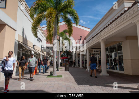 Orlando Premium Outlet Mall, Florida USA Stockfoto