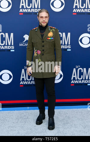 April 7, 2019 - Las Vegas, Nevada, United States - Ian Fitchuk besucht der 54 Akademie der Country Music Awards im MGM Grand Arena in Las Vegas, Nevada. (Bild: © Debby Wong/ZUMA Draht) Stockfoto