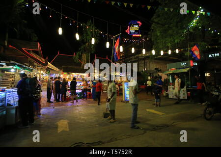 Nacht Markt in Siem Reap Stockfoto