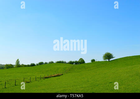 Littleborough Landschaft in Rochdale Lancashire von hollingworth Lake Country Park gesehen Stockfoto