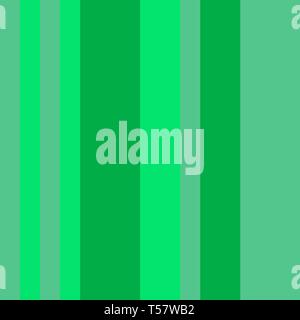 3-farbige vertikale Streifen, bestehend aus den Farben türkis, grün, hellgrün. multicolor Hintergrundmuster für Gewebe Textilien verwendet werden kann. Stockfoto