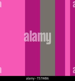 3-farbige vertikale Streifen, bestehend aus den Farben Cyan, Pink, Grau. multicolor Hintergrundmuster für Gewebe Textilien verwendet werden kann, post Stockfoto