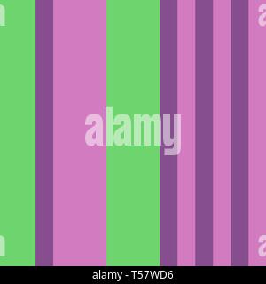 3-farbige vertikale Streifen, bestehend aus den Farben Lavendel, hellgrün, lila. multicolor Hintergrund Muster kann für Gewebe Textilien verwendet werden. Stockfoto