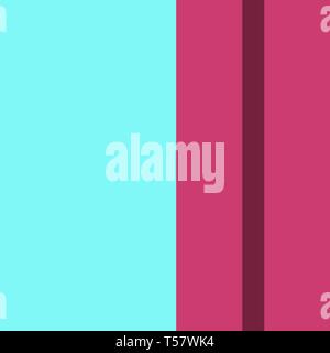 3-farbige vertikale Streifen, bestehend aus den Farben türkis, pink, Kastanienbraun. multicolor Hintergrundmuster für Gewebe Textilien verwendet werden können, Stockfoto