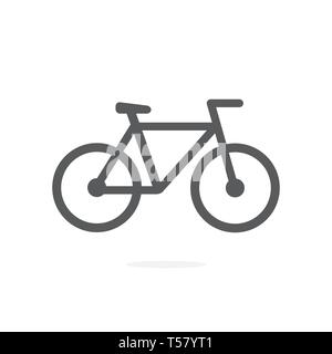 Fahrrad-Symbol. Vector Illustration. Stock Vektor
