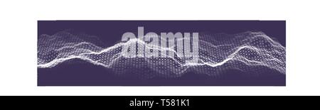 Musik abstrakt hintergrund blau. Equalizer für Musik, die Schallwellen mit Musik Wellen, Musik Hintergrund equalizer Vektor Konzept. Stock Vektor