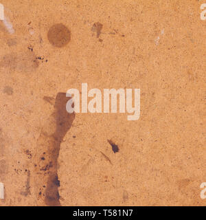 Alte Flecken aus Pappe Textur Stockfoto
