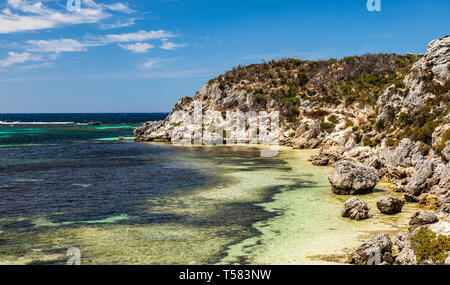 Rottnest Island - porpoise Bay Stockfoto