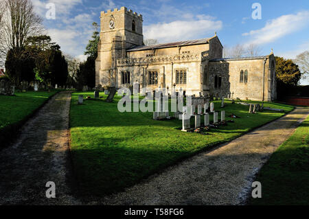 St Mary's Church, Bishopstone, North Wiltshire. Stockfoto