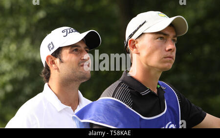 GUYANCOURT, Frankreich, Juli 03, 2015: Alexander Levyl (fra) Während der dritten Runde der French Open, europäischen Golftour, Juli 03, 2015 Am Golf Stockfoto