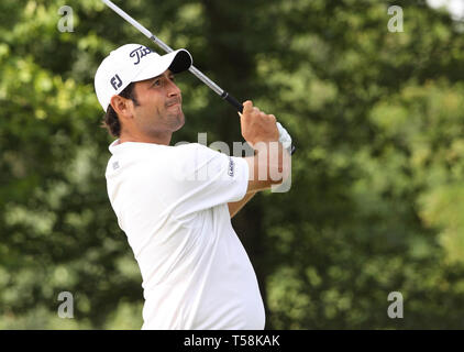 GUYANCOURT, Frankreich, Juli 03, 2015: Alexander Levyl (fra) Während der dritten Runde der French Open, europäischen Golftour, Juli 03, 2015 Am Golf Stockfoto