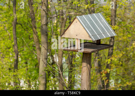 Vogel Haus auf einem Baum im Park oder Wald Stockfoto