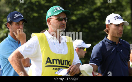 GUYANCOURT, Frankreich, Juli 03, 2015: Renato Paratore (ITA) Während der dritten Runde der French Open, europäischen Golftour, Juli 03, 2015 Am Golf Stockfoto