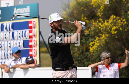 GUYANCOURT, Frankreich, Juli 03, 2015: Xavier Poncelet (fra) Während der dritten Runde der French Open, europäischen Golftour, Juli 03, 2015 Am Golf Stockfoto