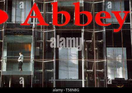 Abbey National Haus auf Triton Square London. Teil der Santander Gruppe. 29/09/2008 Stockfoto