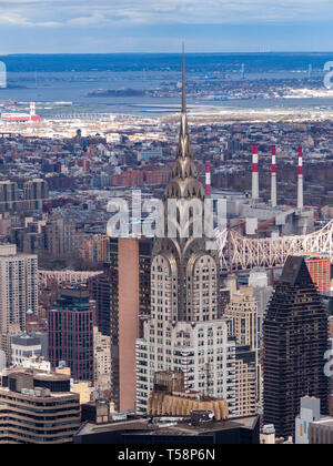 Blick vom Empire State Building, Midtown Manhattan, New York City, USA
