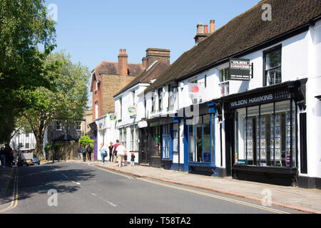 High Street, Harrow on the Hill, London Borough von Harrow, Greater London, England, Vereinigtes Königreich Stockfoto