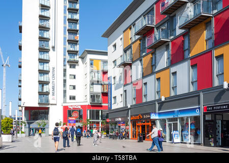 Travelodge Hotel, Wembley Central Square, High Road, Wembley, London Borough von Brent, Greater London, England, Vereinigtes Königreich Stockfoto