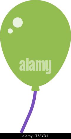 Ballon vector Flachbild Symbole, Dekoration Vector Illustration Stock Vektor