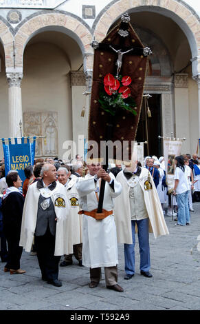 Italien: Saint Matteo religiöse Prozession in Salerno, 21. September 2008. Stockfoto