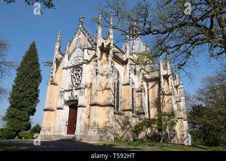 Die Kirche von St. Michael's Abbey, ein Benediktinerkloster in Farnborough, Hampshire, Großbritannien Stockfoto