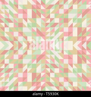 Nahtlose geometrische Dreieck Muster. Abstrakte retro Vektor Stock Vektor