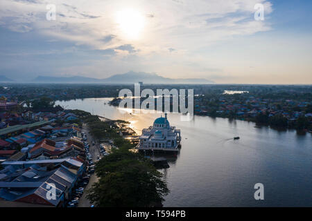 Luftaufnahme Kuching, Bornéo, Malaysia Stockfoto
