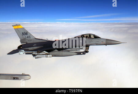 USAF United States Air Force General Dynamics F-16C Fighting Falcon Stockfoto