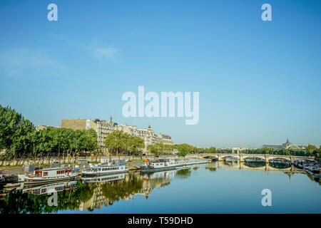 Paris - Stadt der Liebe Stockfoto