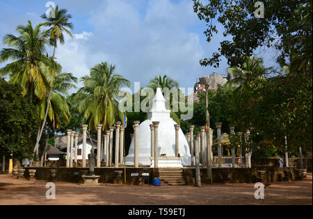 Ambasthala Dagaba, Mihintale, Sri Lanka. Stockfoto