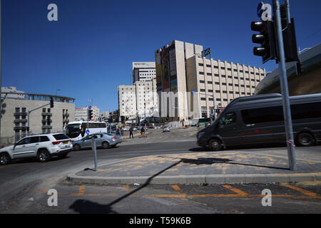 ISRAEL - JERUSALEM - STADT JERUSALEM NEUBAU IN UND UM DIE STADT - JERUSALEM GEBÄUDE UND MODERNE ARCHITEKTUR © Frédéric BEAUMONT Stockfoto