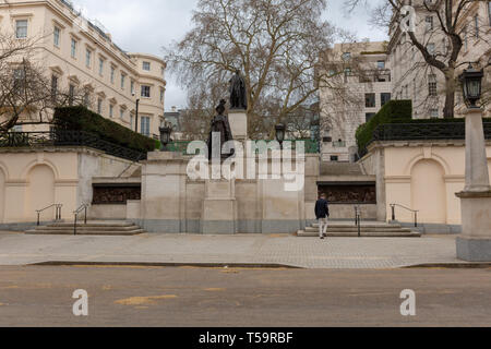 King George VI und Queen Elizabeth Memorial Stockfoto