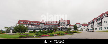 St. Andrews by the Sea, New Brunswick/Kanada - 18. September 2016: Das Algonquin Resort ist ein Historisches Luxushotel im Tudor Revival Stil erbaute Archit Stockfoto