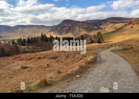 Ben Chonzie, auch als Ben-y Honahle bezeichnet, ist ein schottischer Mountain liegt 11 Kilometer nordwestlich von Crieff. Sie steht auf 931 m und ist daher Liste Stockfoto