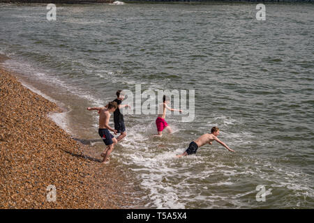 Brighton Bank Holiday Stockfoto