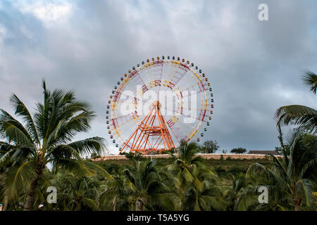 Vinpearl Resort liegt auf Hon Tre Island weiter nach Nha Trang mit Vergnügungspark und Luxus Resorts gelegen. Stockfoto