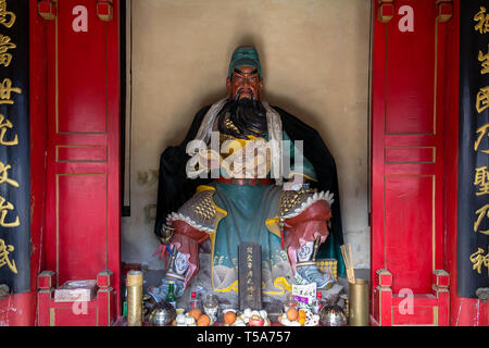 Mär 2014, Chuandixia, Hebei, China: Der Innenraum des Guandi Tempel, die wichtigste religiöse Stätte dieser alten Ming Dynastie Dorf nicht weit von" sein. Stockfoto