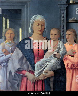 Italien Marche Madonna di Senigallia ( Madonna mit Kindern Segnung ) Piero della Francesca Stockfoto